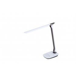 Lampa biurkowa LED LA-H658 biało-szara